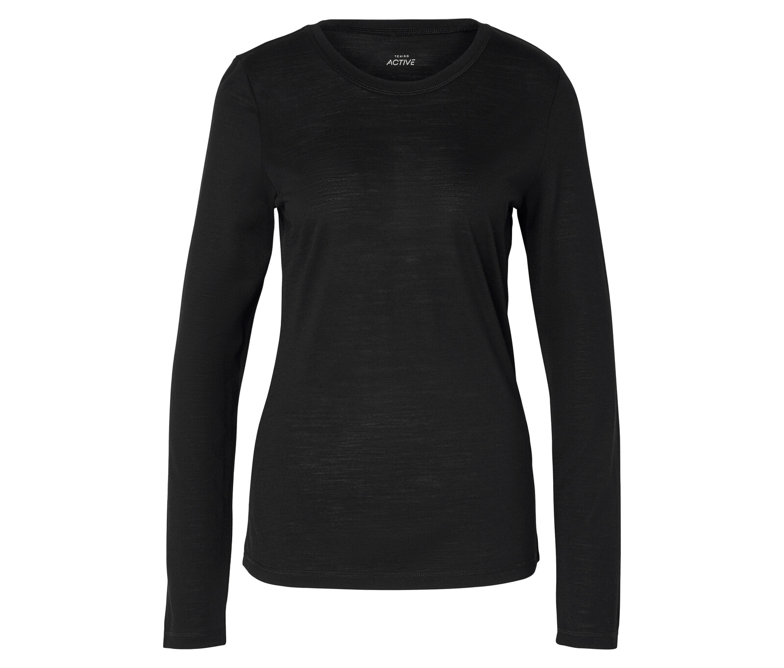 Tchibo - Funkční triko s vlnou merino - pro ženy - vel. S 36/38 - barva: černá