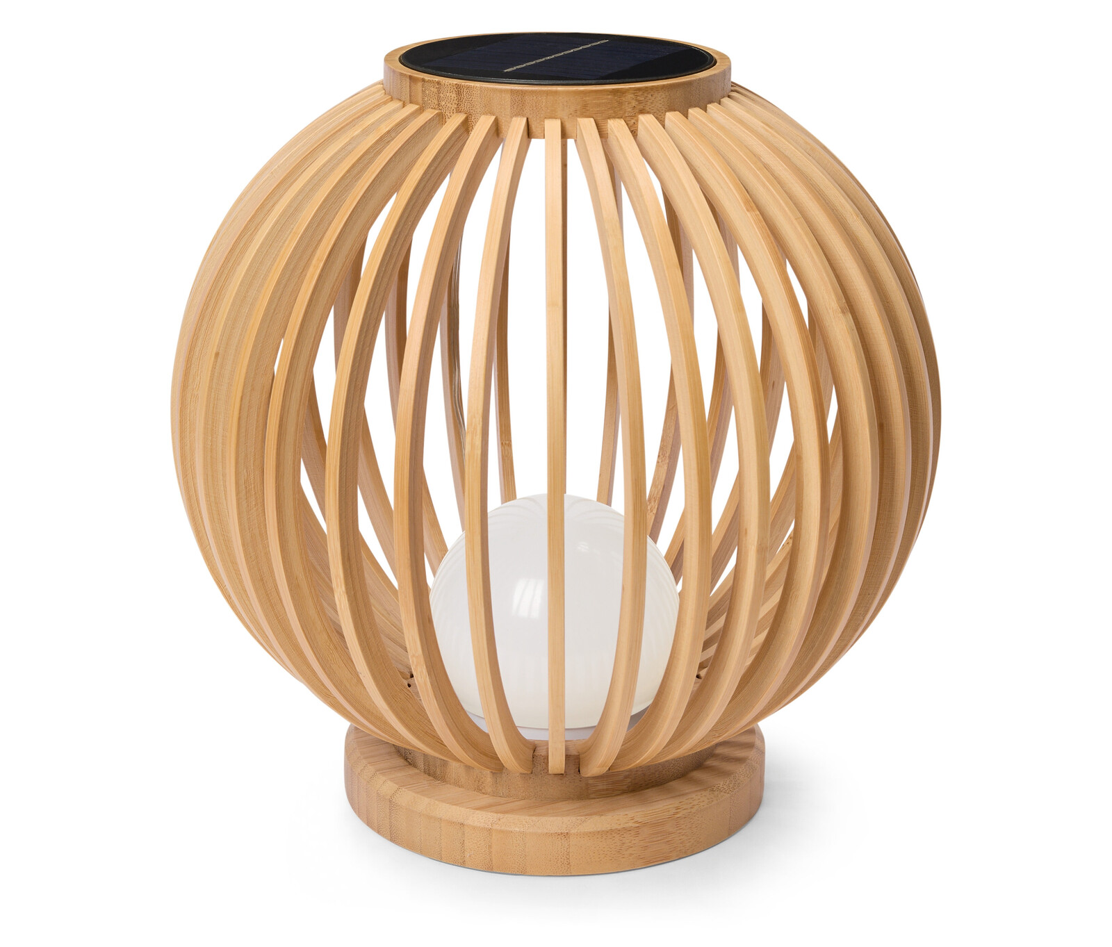 Tchibo - Dřevěná solární lucerna - barva: černá