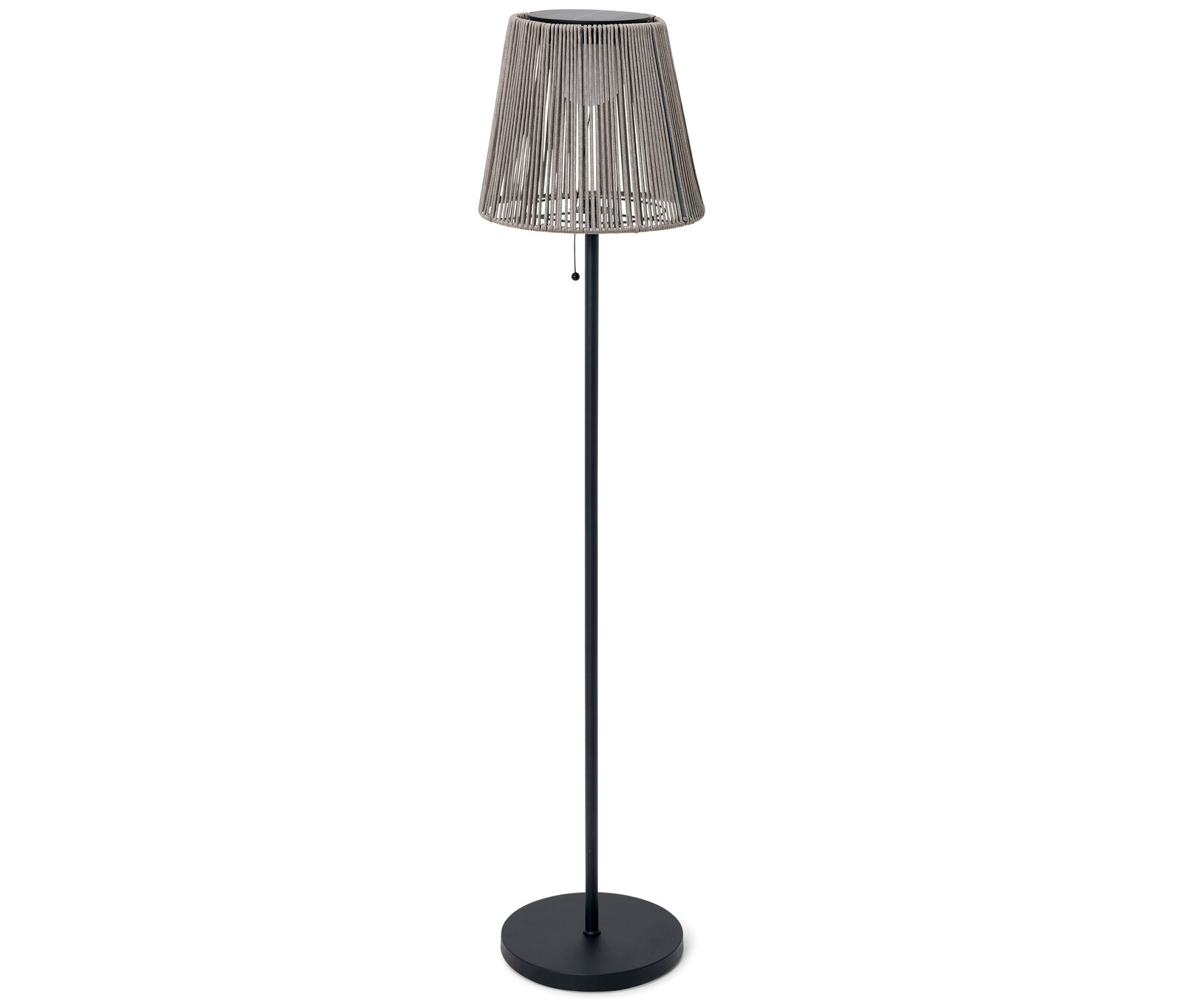 Tchibo - Dobíjecí solární stojací lampa - barva: černá