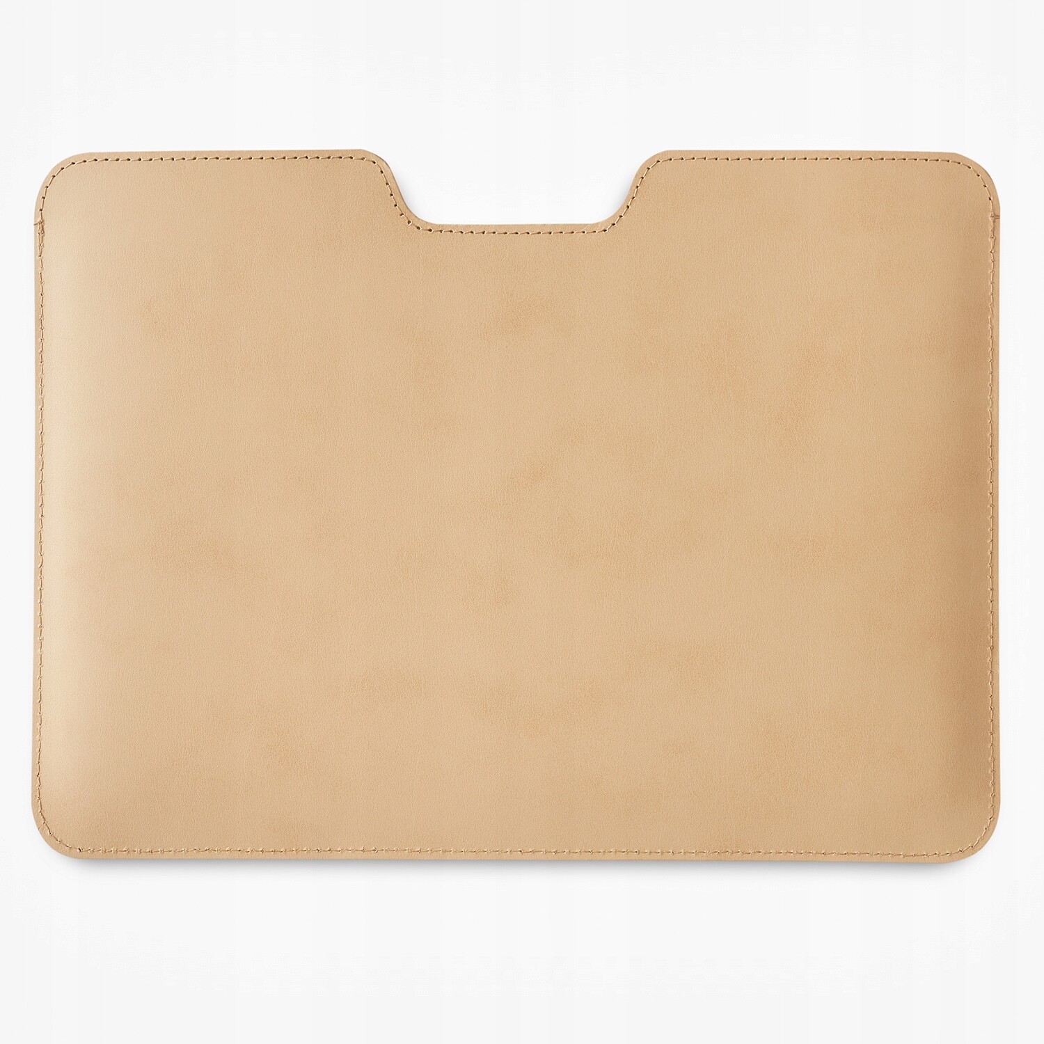 Baltan Elegantní Kožené Pouzdro Pouzdro Na Notebook 15'' Béžové