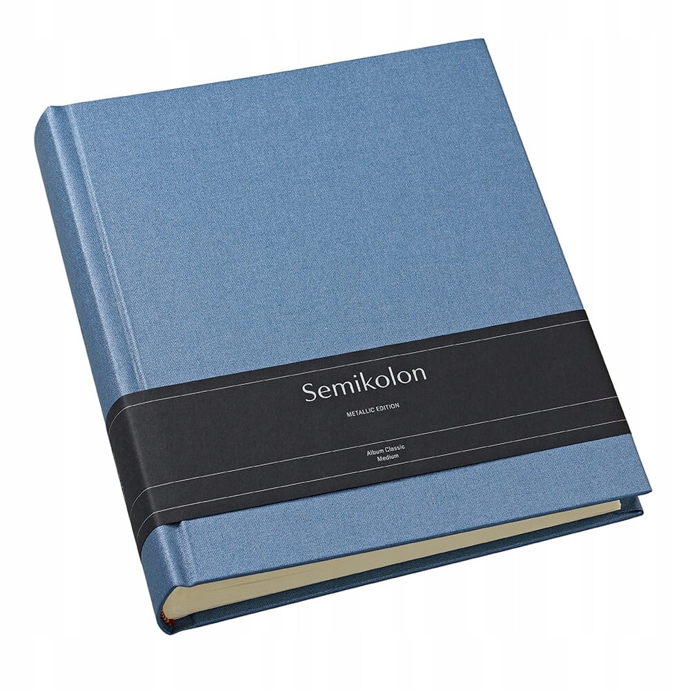 Album Semikolon Classic Medium, krémové listy, Electric Midnight