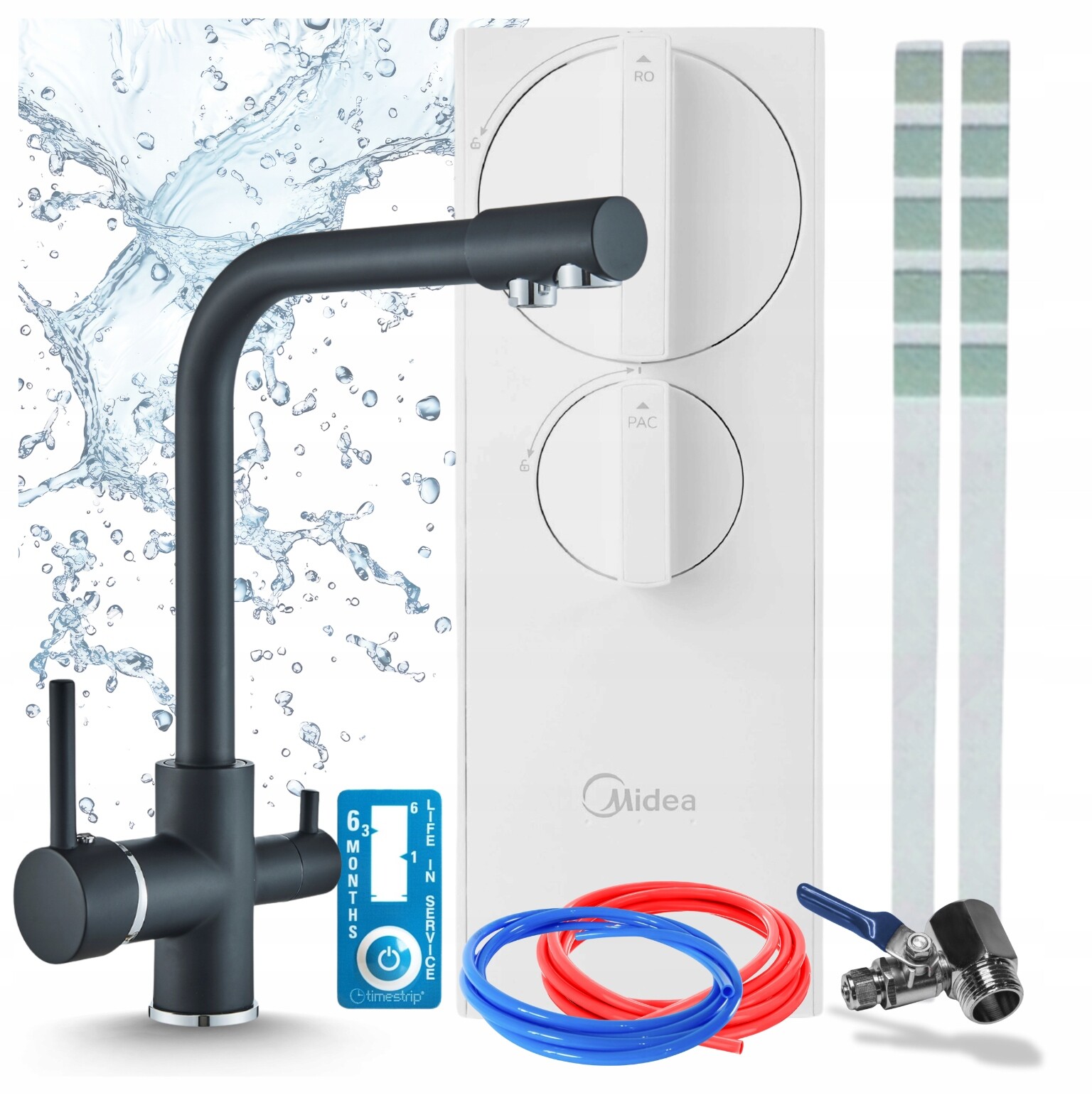 Filtr Pod Dřez Midea RO5 400GPD Vestavěná Pumpa A Kohoutek Pro Vodní Filtr Pzh