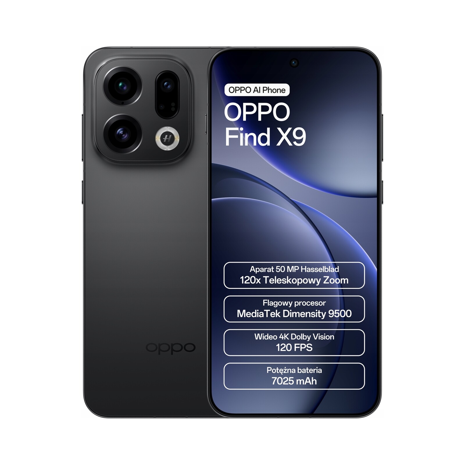Smartphone Oppo Find X9 12 Gb 512 Gb 5G černý