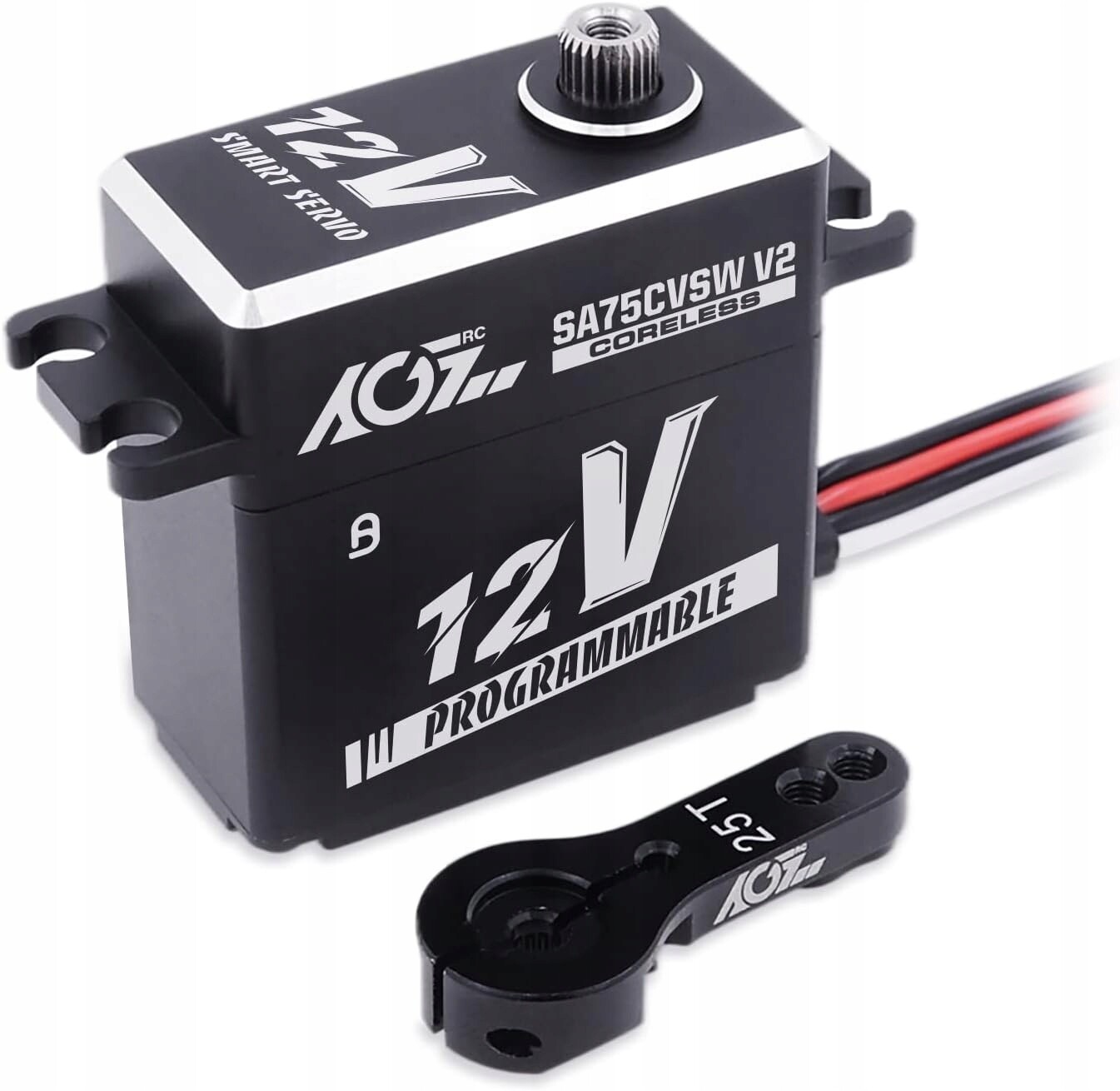 Servo Agfrc 45 kg Voděodolné Vysoký Točivý Moment 12 V Programovatelné