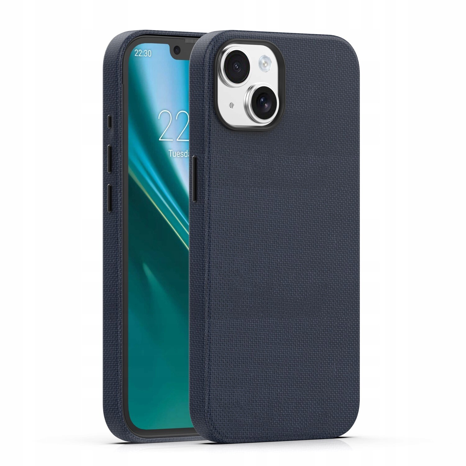 Kryt pro iPhone 15 černý Etteri minimalistický magnetický slim 2 mm