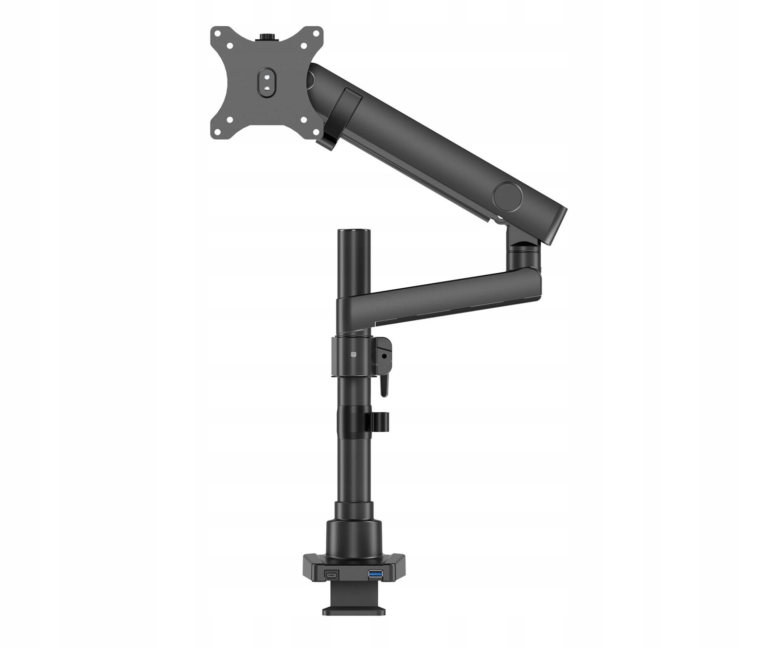 Držák monitoru Silver Monkey UM-410 Vesa 75x75 100x100 mm 2xUSB Pivot