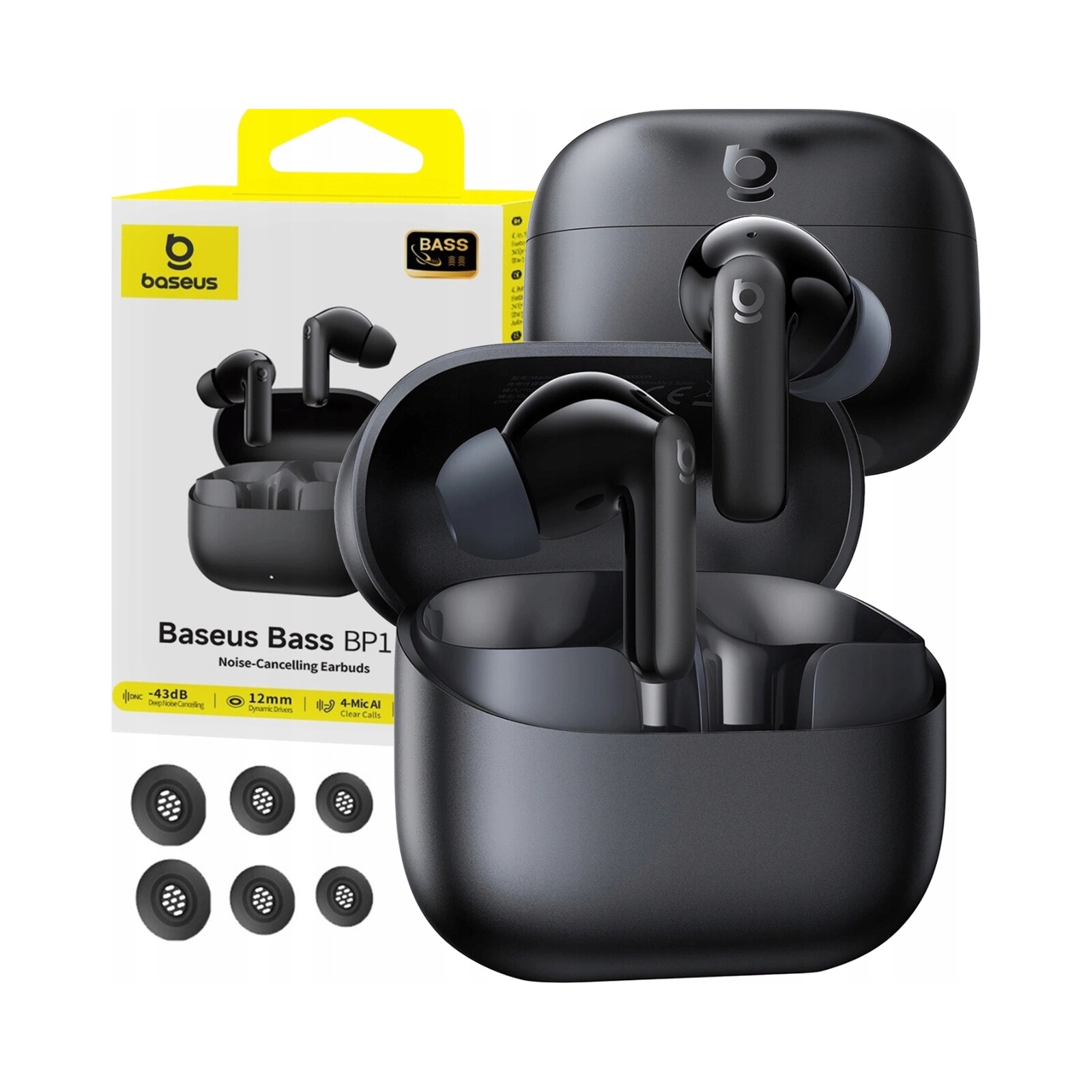 Bezdrátová sluchátka Baseus Bass BP1 Nc