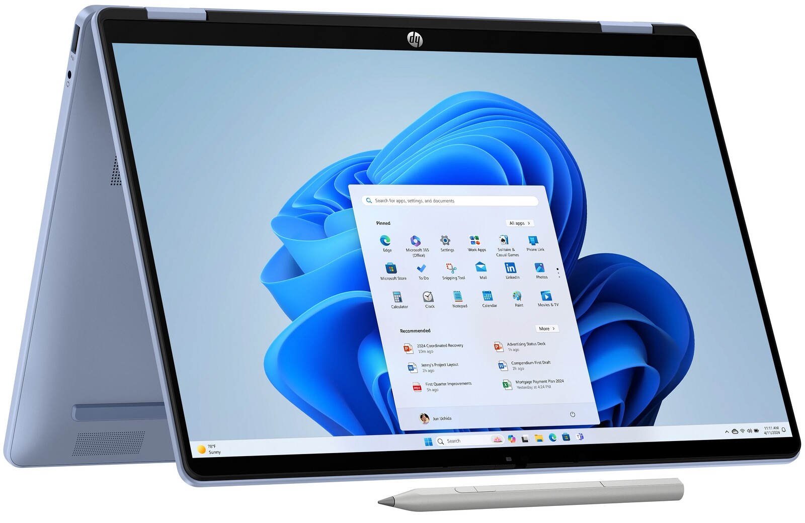 Dotykový 2v1 Hp OmniBook 5 Flip 14 2K Ips Intel 7 150U 24GB 1TB Win11 Pen