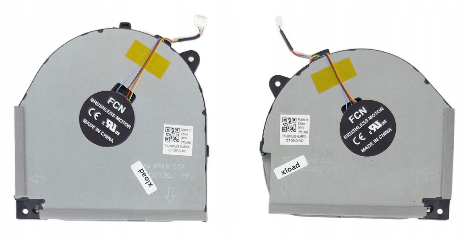 Sada Ventilátorů Větráček Pro Lenovo Legion Y530-15ICH Pod Cpu Gpu