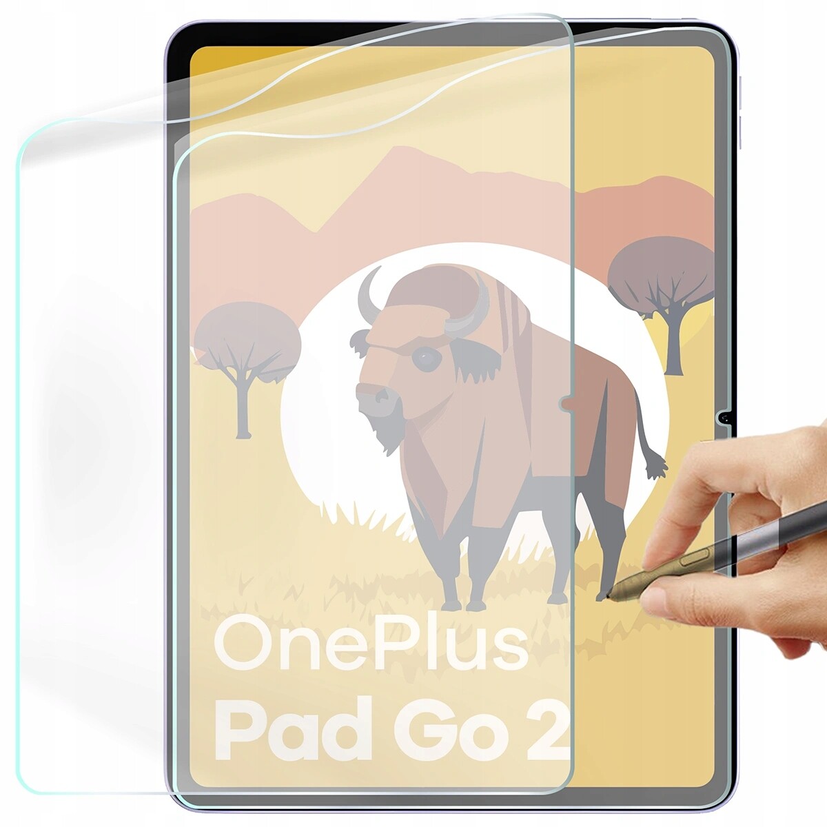 Fólie na tablet pro kreslení pro OnePlus Pad Go 2, Bizon, 2 kusy
