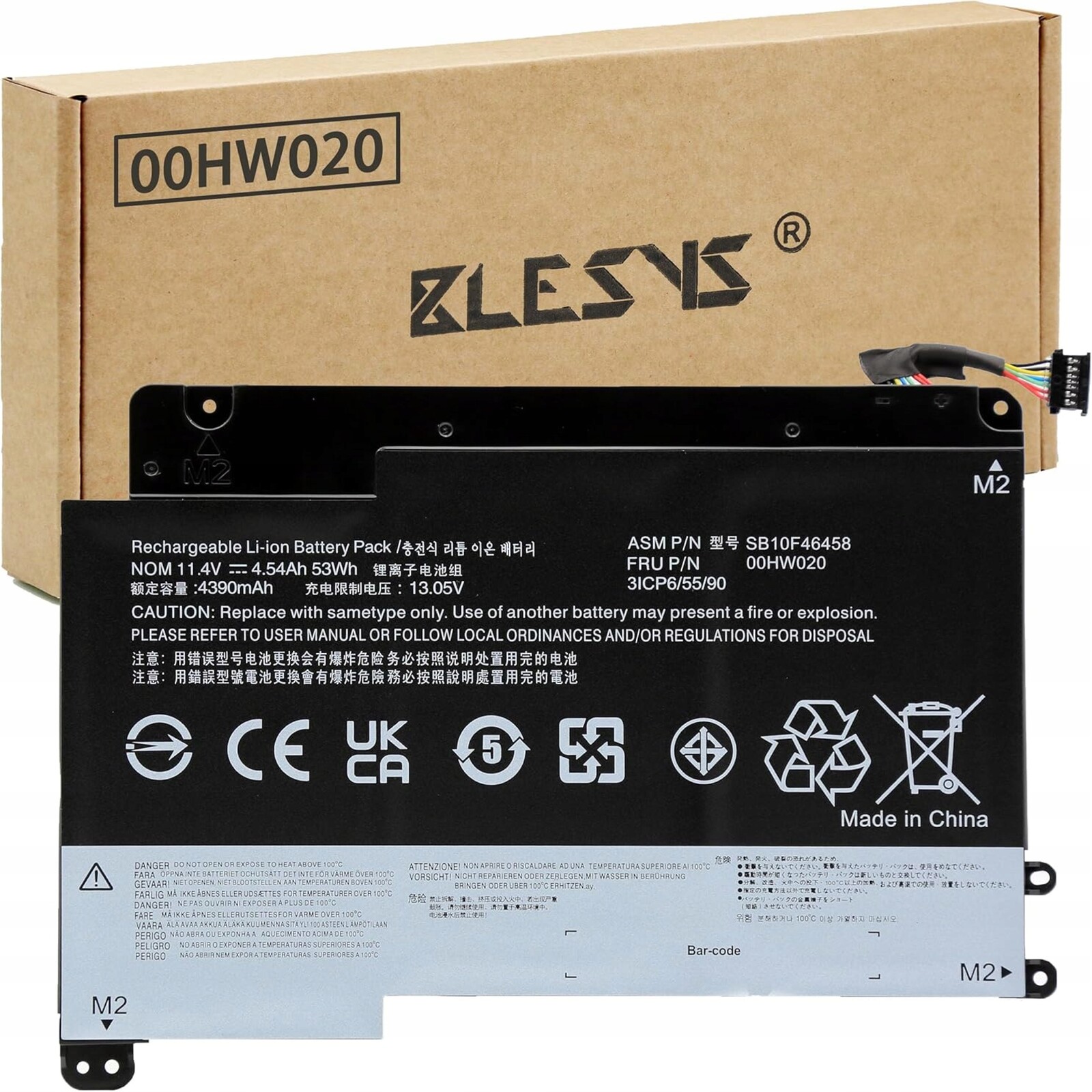 Baterie pro notebook Lenovo ThinkPad Yoga 00HW020 4390mAh