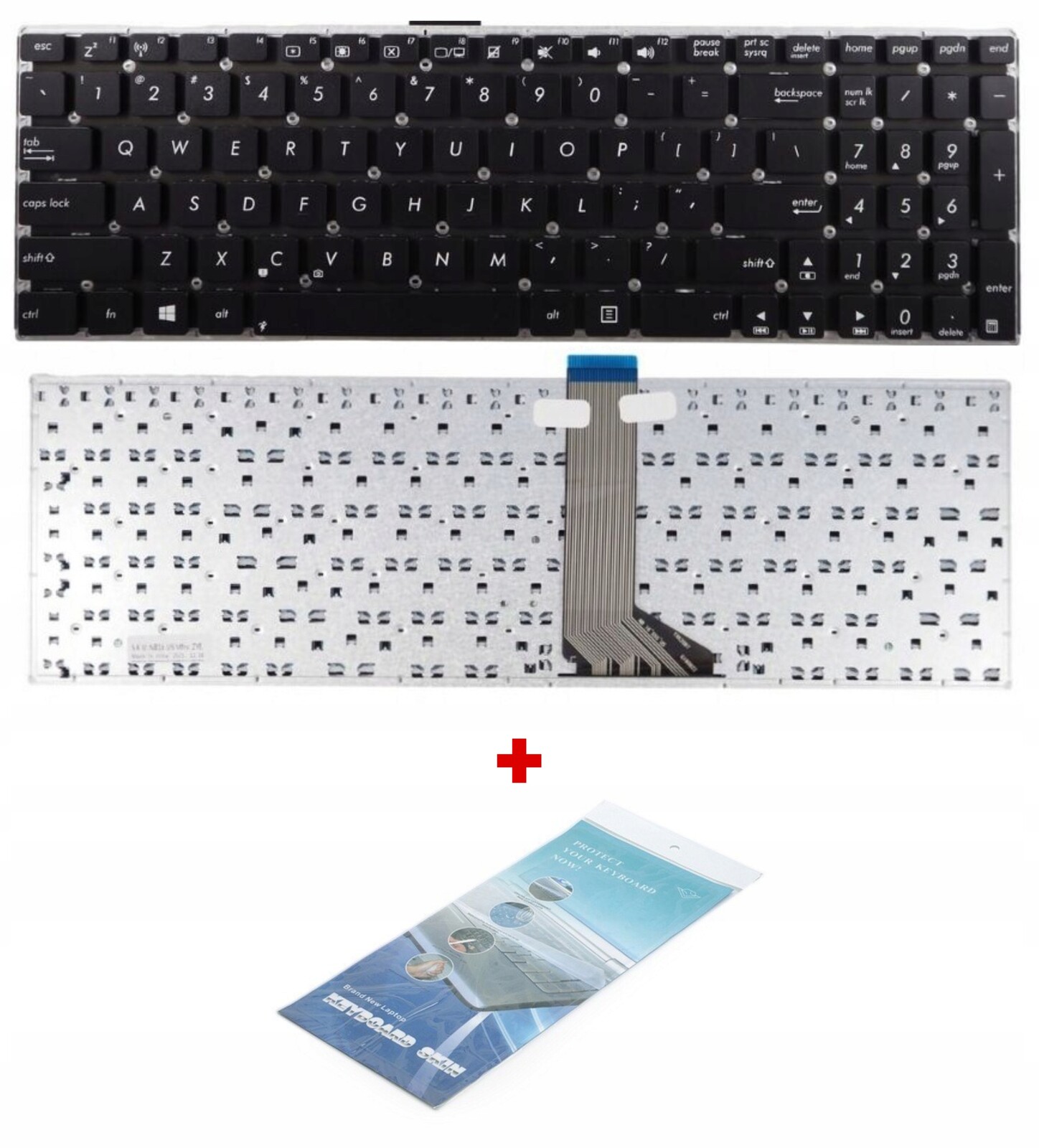 Nová Klávesnice Pro Notebook Asus F555L F555LA F555LD A555L R556L Qwerty Pl