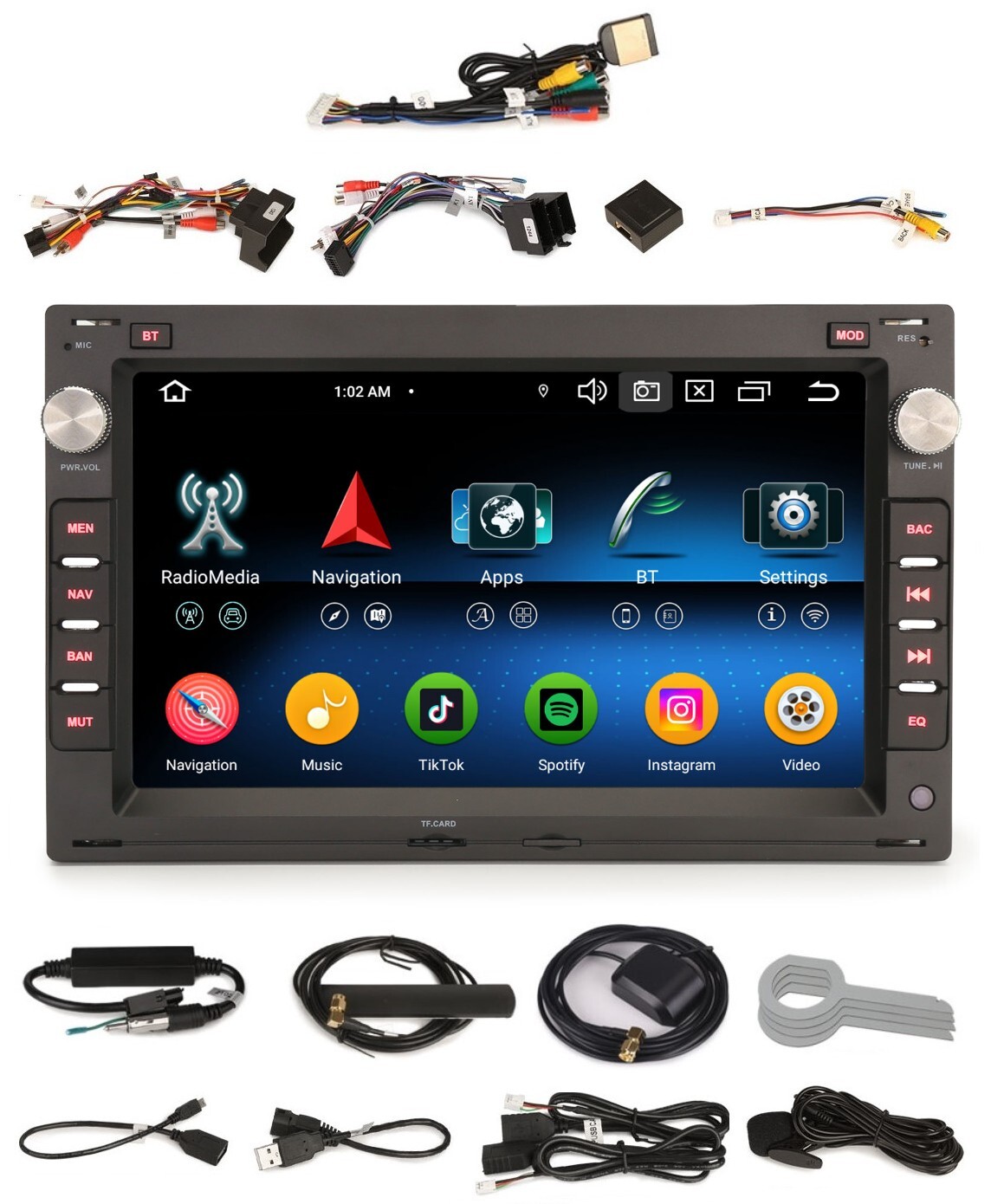 Android Rádio Škoda Octavia Superb Seat Cordoba Leon 4/64GB Dsp Carplay Lte