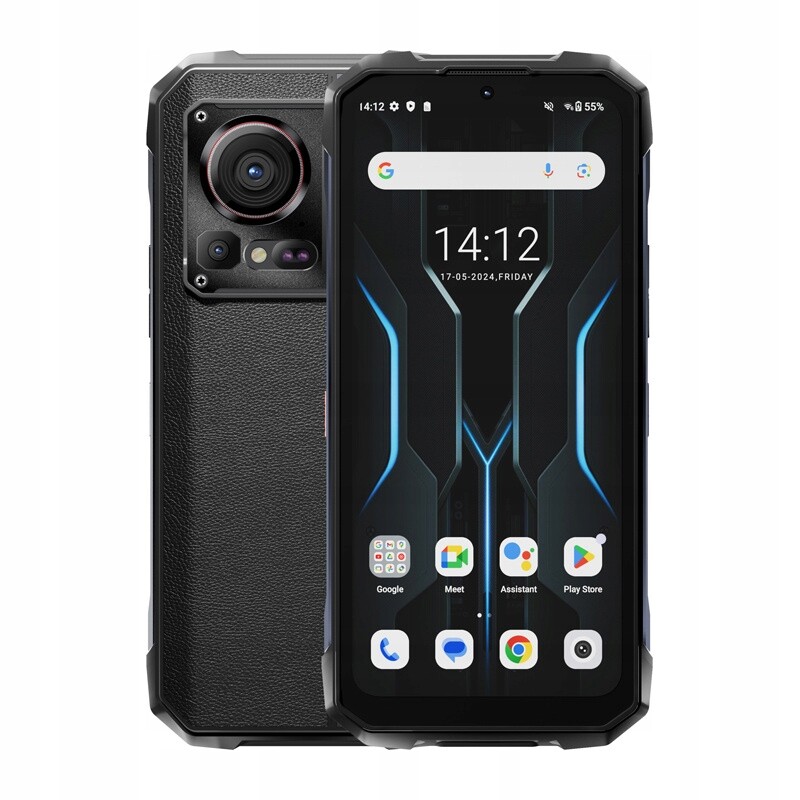 Hotwav Hyper 7 Pro Pancéřový chytrý telefon 5G 16GB 20GB Ram 256GB 10800 MAh Černý