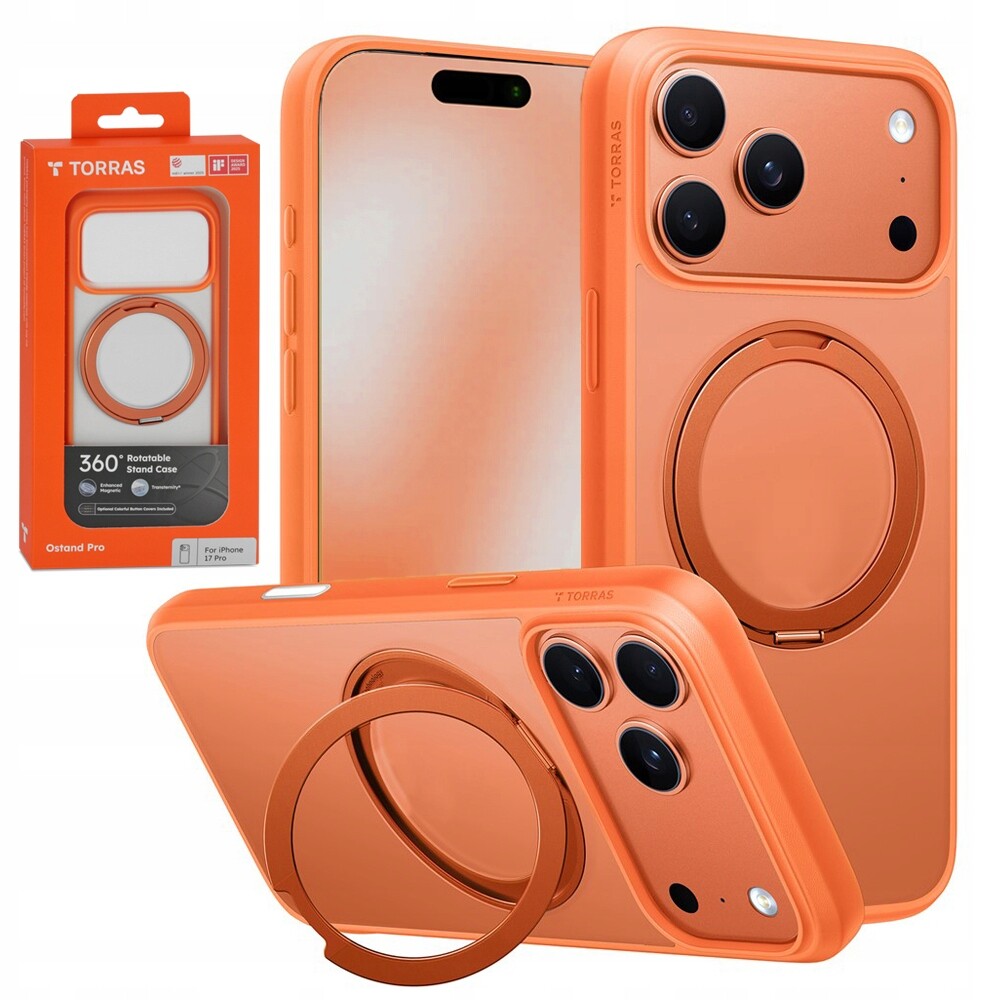 Torras designové pouzdro s držákem MagSafe pro Apple iPhone 17 Pro