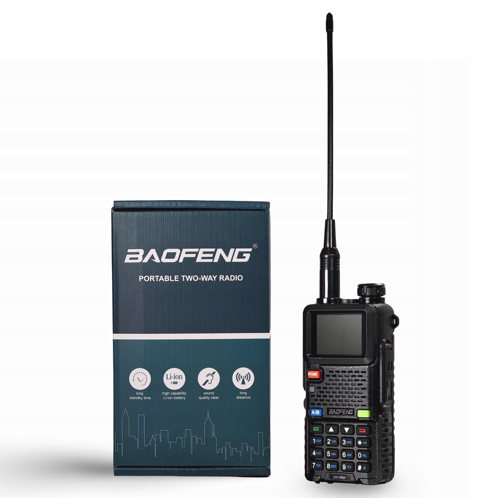 Baofeng Baofeng UV-5RH 10W Usb-c 2500 mAh – verze Pro, Pmr Nahráno by Mrpl