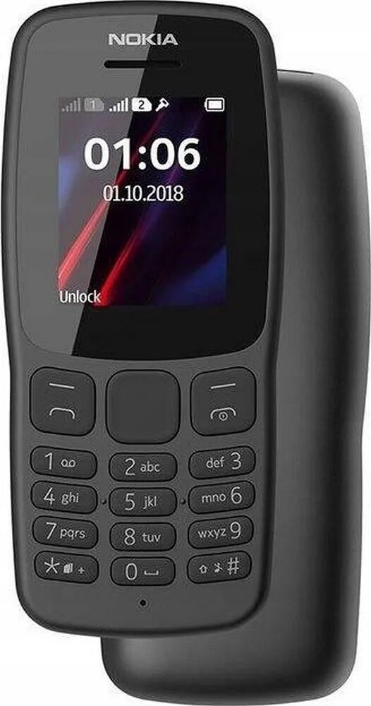 Mobilní telefon Nokia 106 DualSim černý