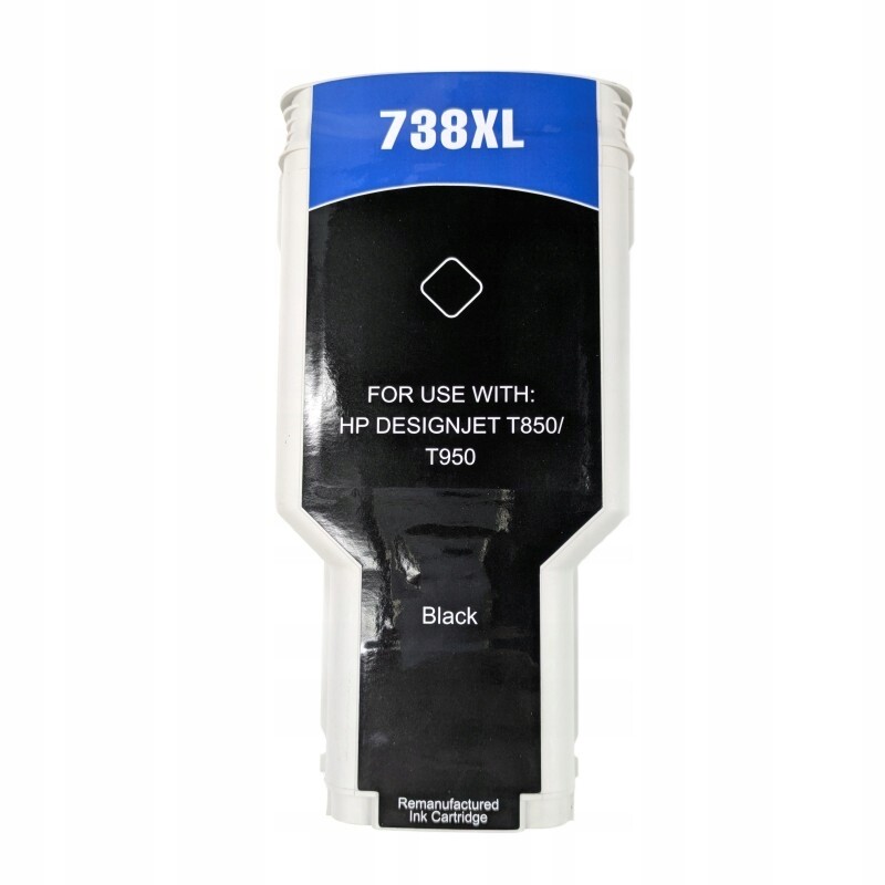 Inkoustová kazeta kompatibilní s Hp 498N8A 738) černá