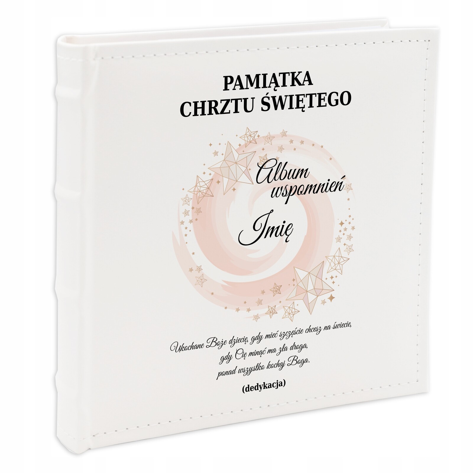 Album na fotografie 10x15 cm Bílý křest, album vzpomínek Kreator