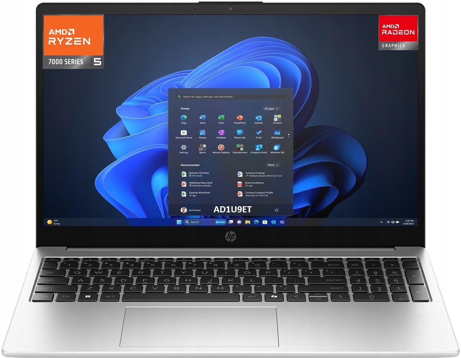 Notebook Hp 255R AD1U9ET 15.6