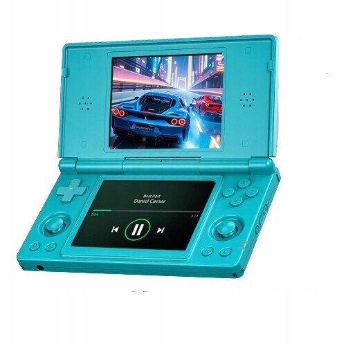 Přenosná retro kapesní konzola Anbernic Rg Ds tyrkysová 128GB Hry
