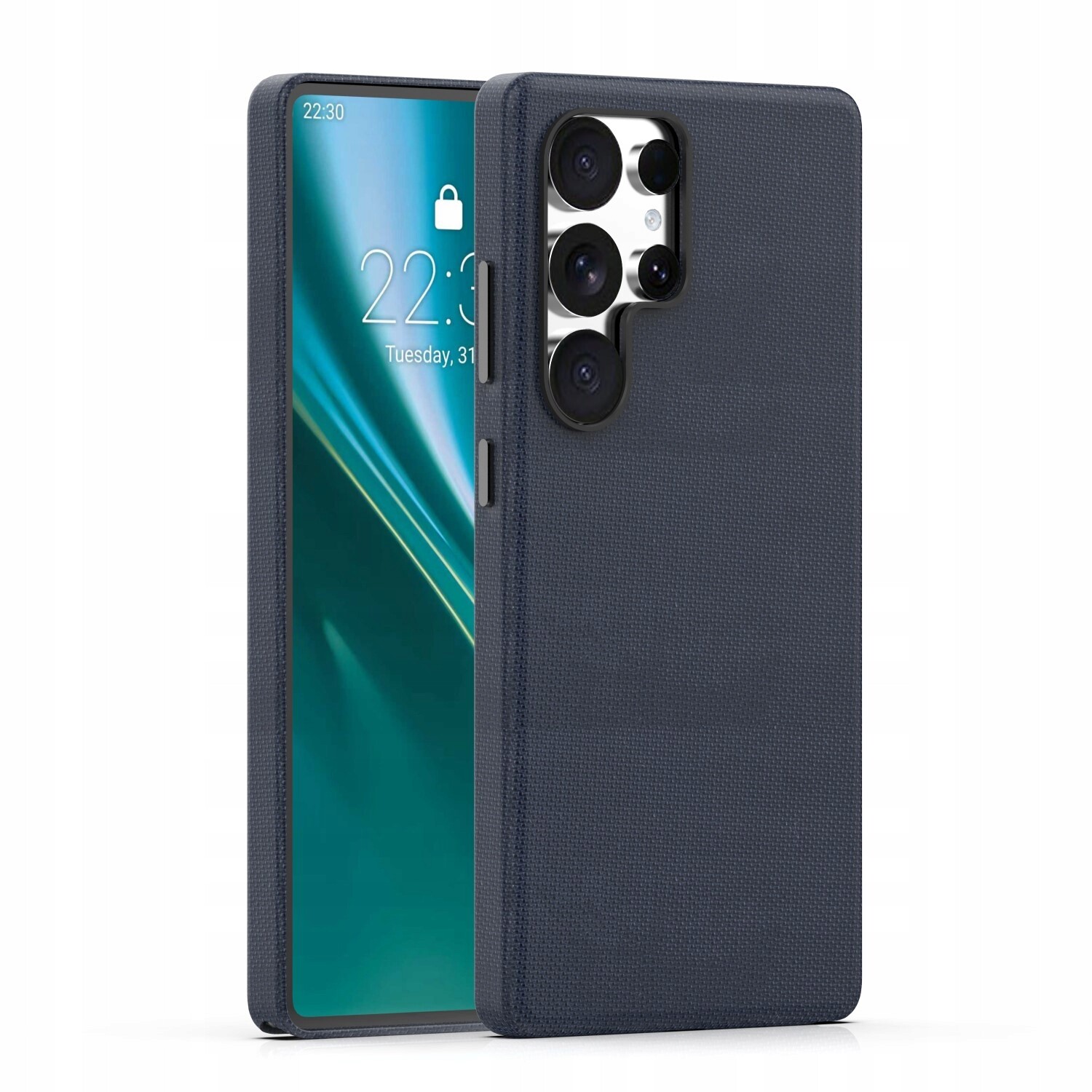 Pouzdro pro Samsung Galaxy S25 Ultra černé Etteri s magnetickým kroužkem 2300Gs