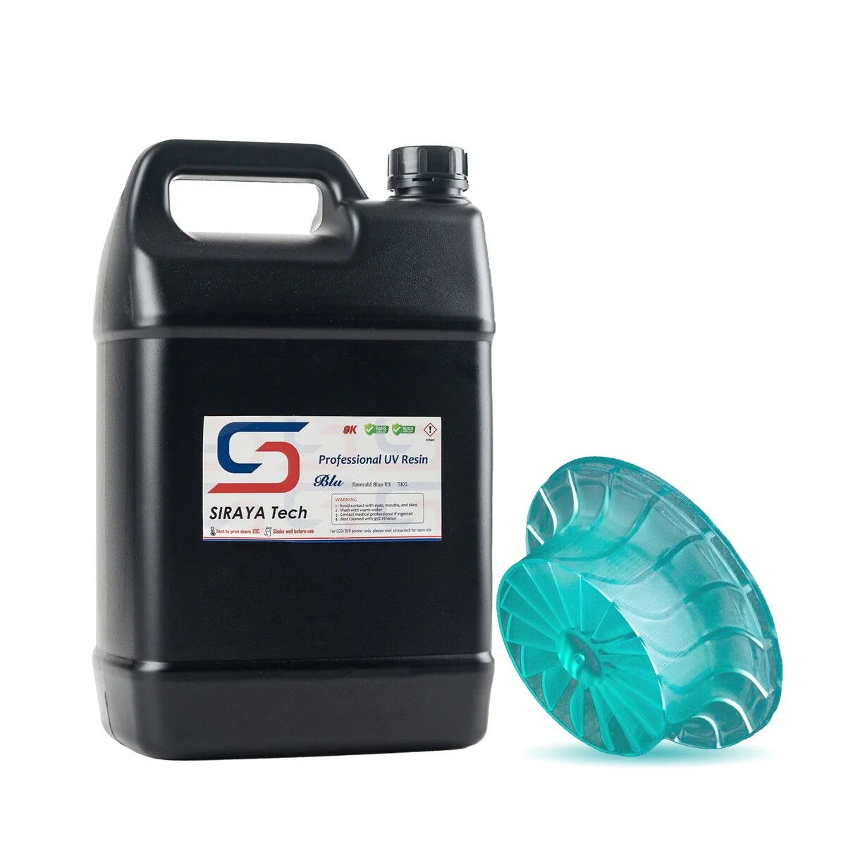 Pryskyřice pro 3D tiskárnu Siraya Blu, 5 kg