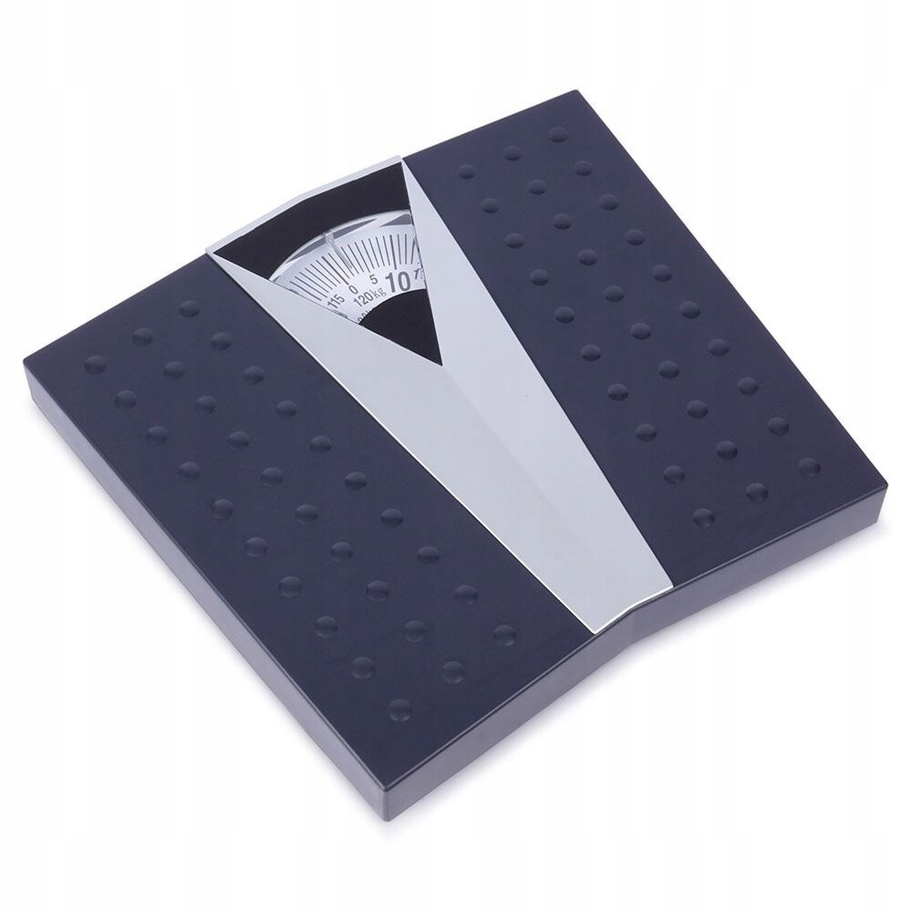 Černá Mechanická Koupelnová Váha Klasická Osobní Váha 120 Kg