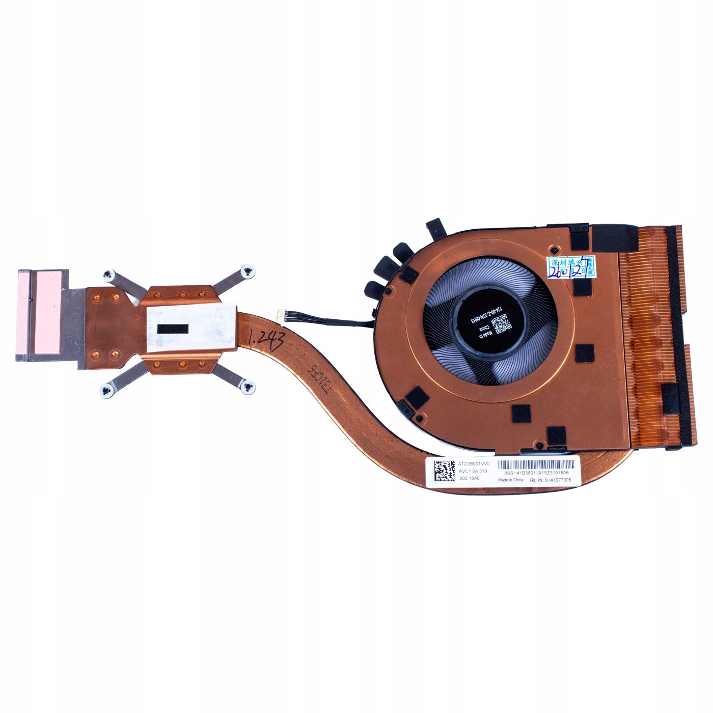 Ventilátor chladiče Lenovo ThinkPad T14s 3. generace Uma chlazení