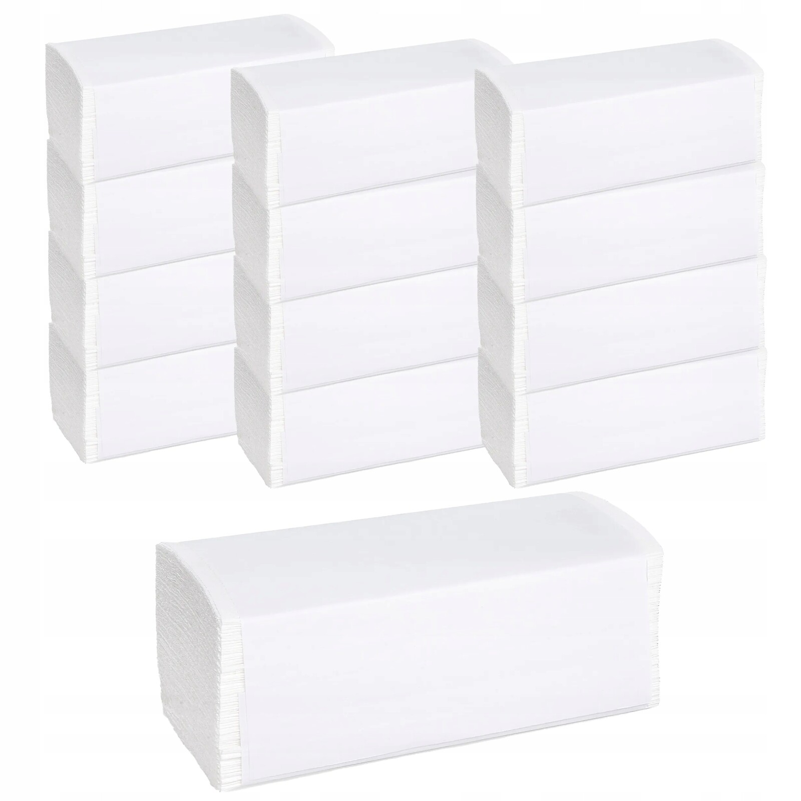 Papírové ručníky Zz skládací bílé pro dávkovač Wimex 21x23 cm 3000 ks