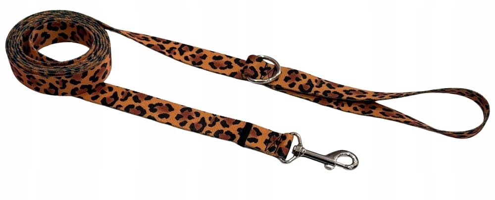 Vodítko pro psa 2,5 cm Tradiční pantera Zepnij XXXL 5 mb