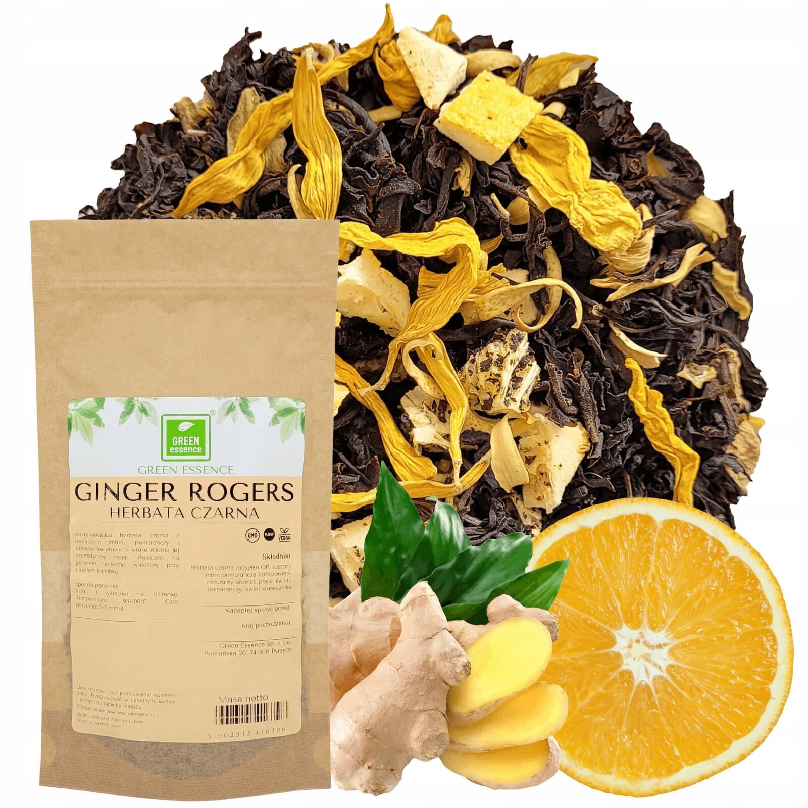 Čaj Ginger Rogers 50 g zázvor pomeranč, květy