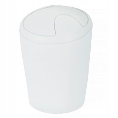 Odpadkový koš Spirella Move výklopný 2 l, bílý