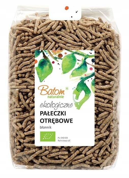 4x Batom Otrubové tyčinky Vláknina Ekologické 250 g Batom