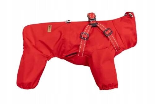 Bunda Pro Psa s voděodolnými ramenními popruhy, červená, M