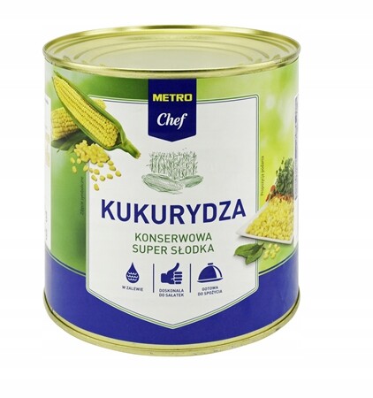 Metro Chef Konzervovaná kukuřice sladká 2,12 kg