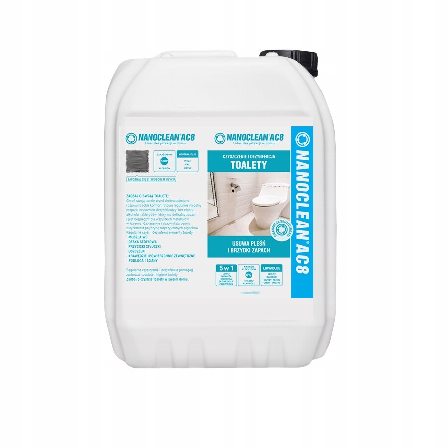 Dezinfekční čisticí prostředek na Wc AC8 Květinový 5L připravený k použití