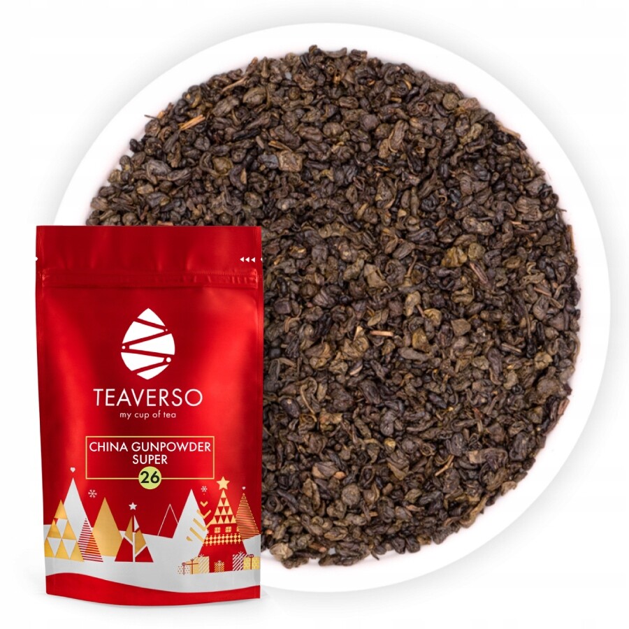 Zimní Čaj Zelený Teaverso China Gunpowder 100 g