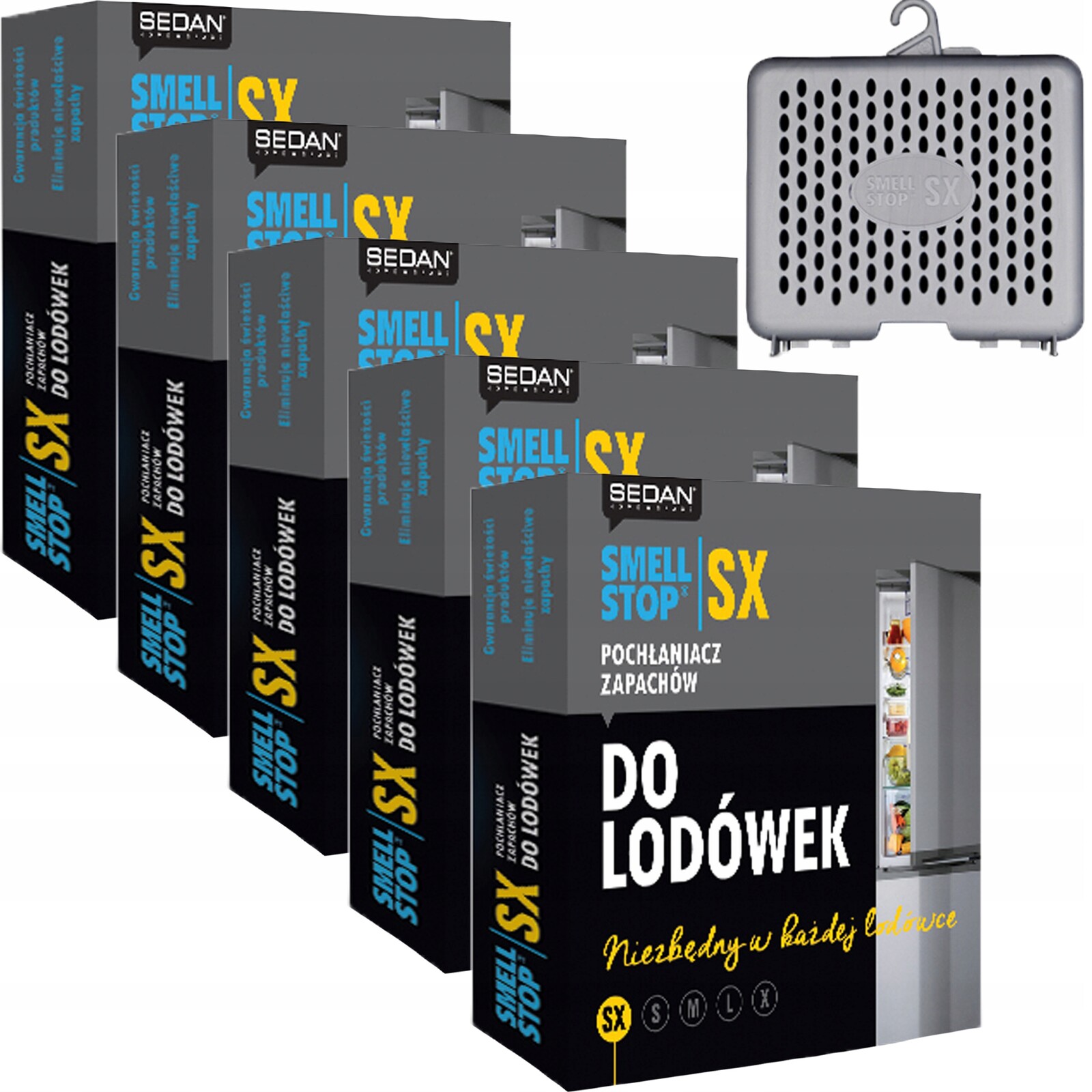 5 x Pohlcovač Pachů Sx Pro Ledničky Chladničky Aktivní Uhlí Smell Stop