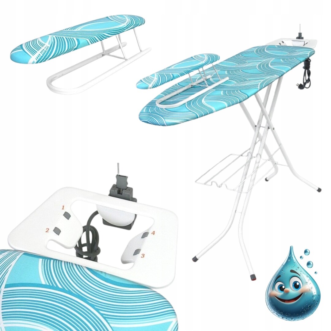 Flani XXL Žehlicí prkno Rukávník Flani Blue Moon 130 cm x 48 cm 6 kg