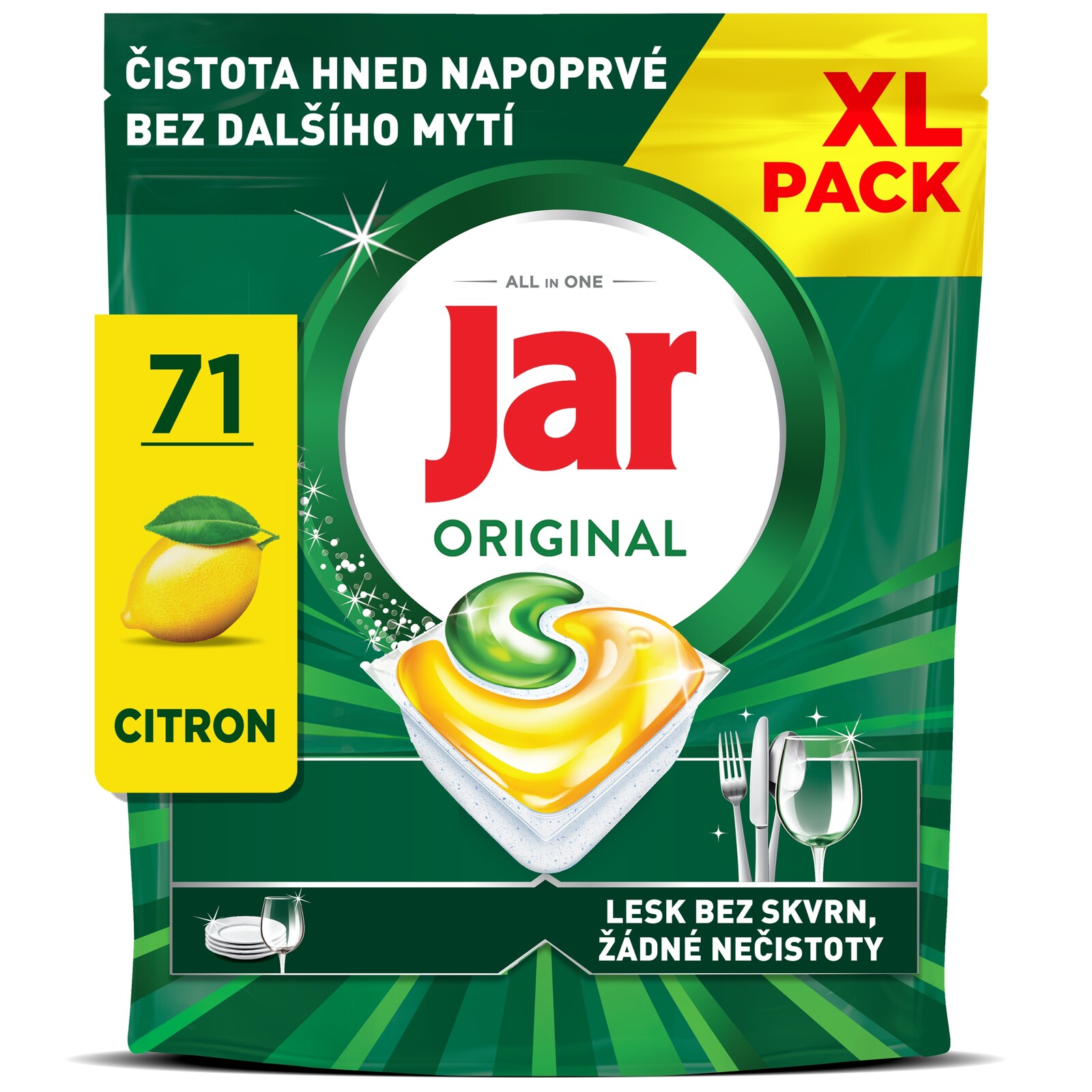 Jar Original Lemon tablety do myčky 71 ks