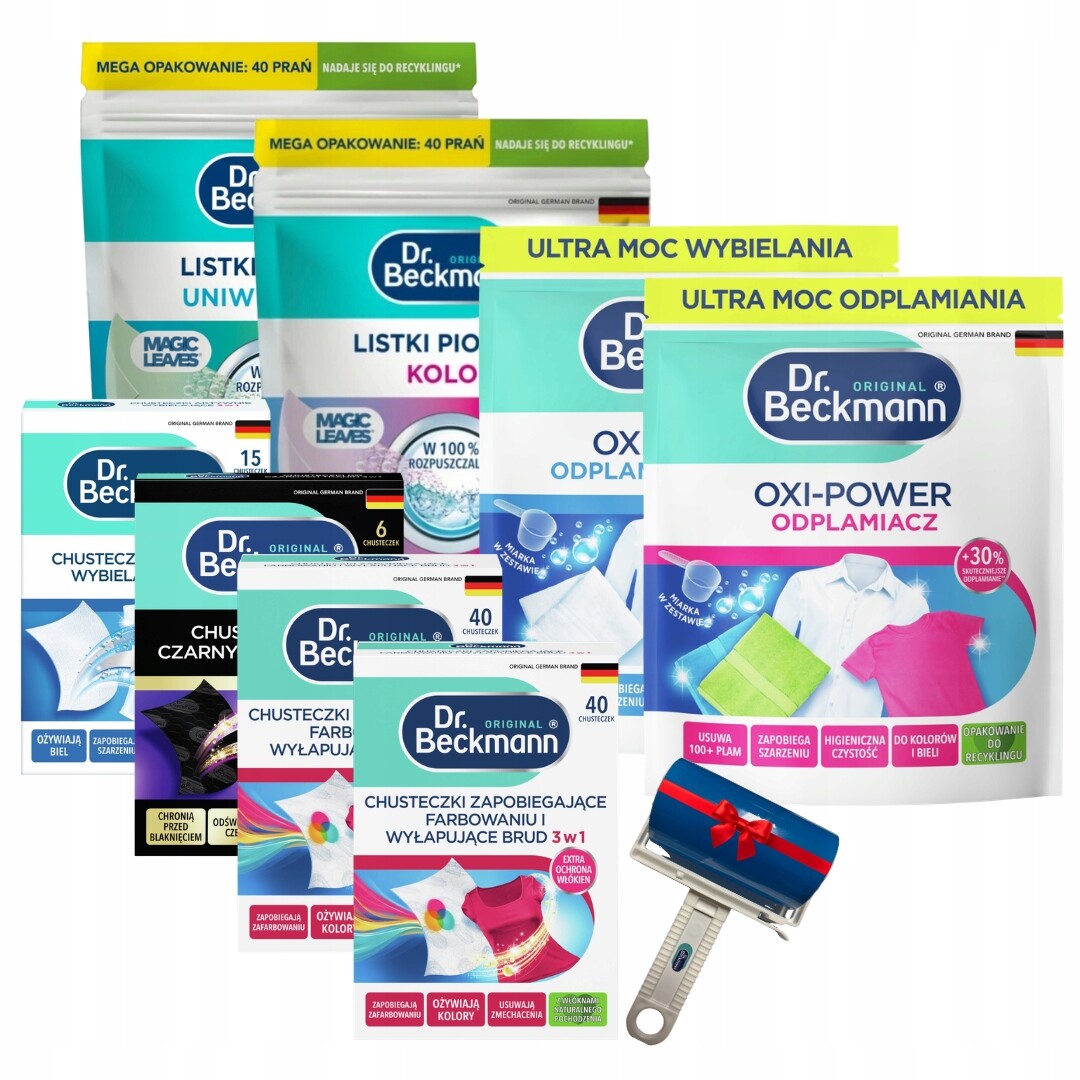Dr. Beckmann Velká sada na praní 8 kusů Dárek Roler