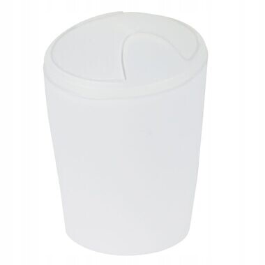 Odpadkový koš Spirella Move výklopný 2 l, ledově bílá barva