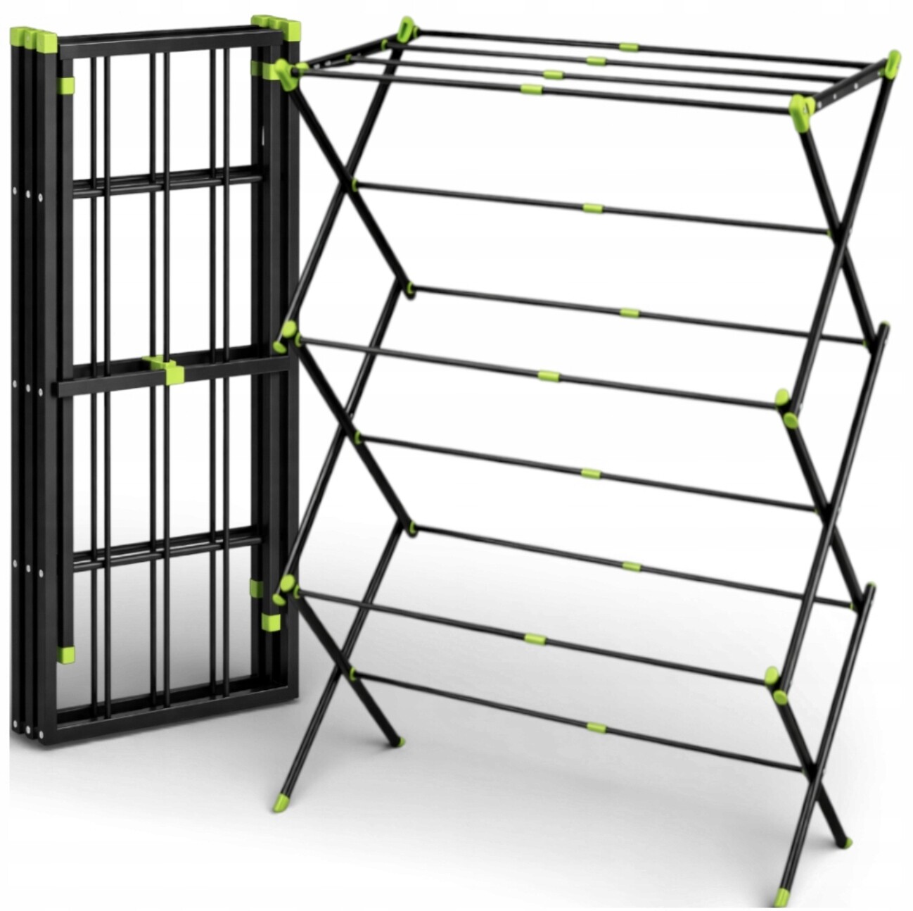 Sušák Vertikální Skládací 10 m Ocelový Balkonový Na Prádlo