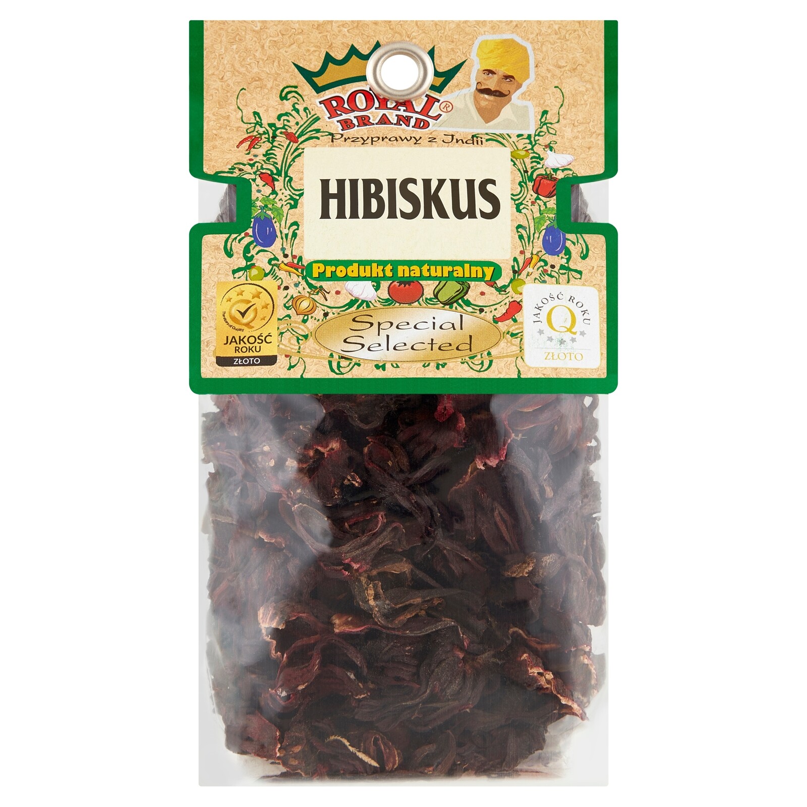 Royal Brand Hibiskus Celé Květy Pěkný Výběrový Sušený 100 G