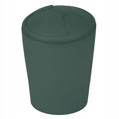 Odpadkový koš Spirella Move výklopný 2 l tmavě zelený