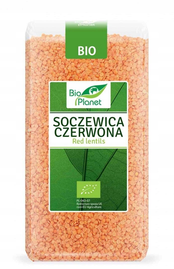 4x Červená čočka Bio 500 g