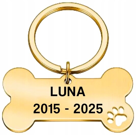 Přívěsek Memoriál pro psa s gravírováním