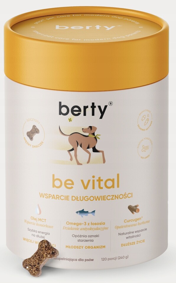 Berty be vital Doplněk pro psa Seniora Klouby a kosti Energie