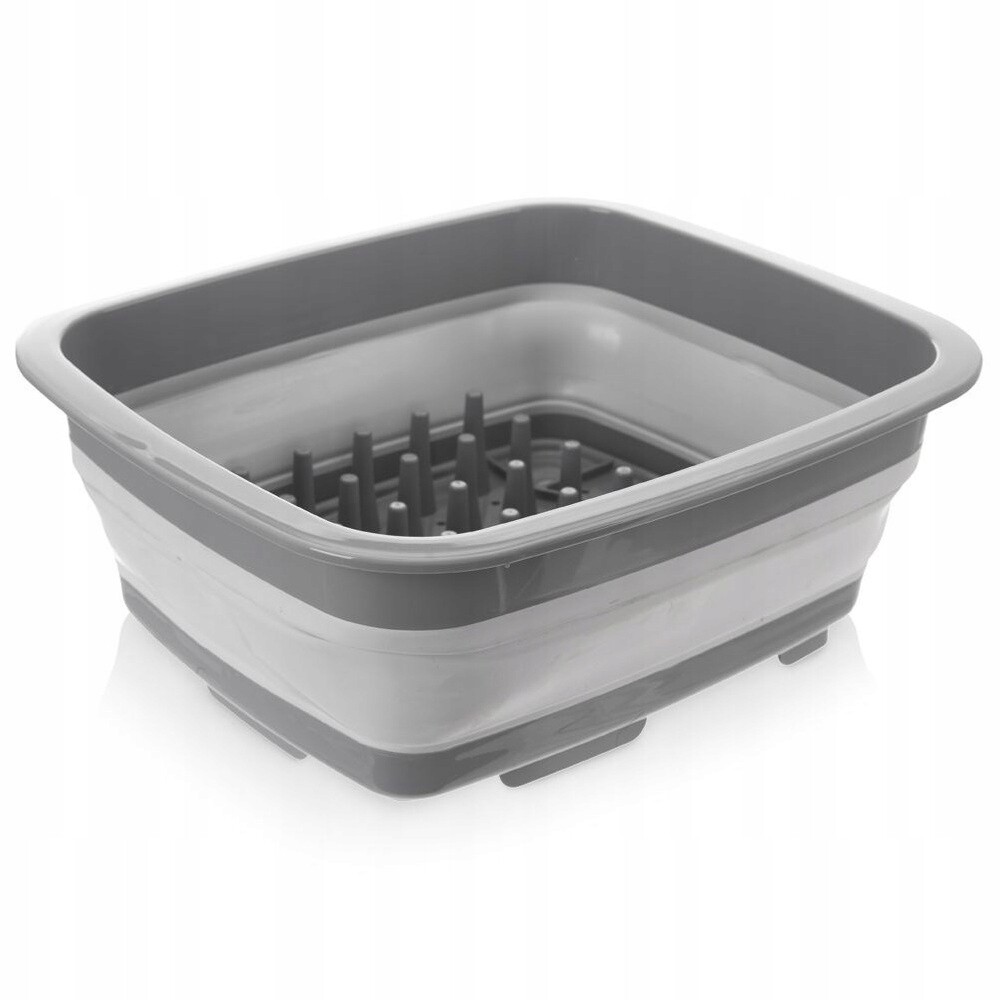 Sušák Na Nádobí Silikonový Skládací Turistický Odkapávač Na Nádobí